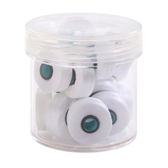 Bobbins Magna Glide Polyester Style L Tex 27 Color 10000 White 20 per Jar