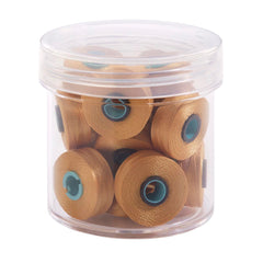 Bobbins Magna Glide Polyester Style L Tex 27 Color 27407 Military Gold 20 per Jar