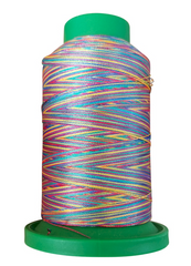 Isacord 40 Poly 1000M/1093YDS Variegated Color 9916 Rainbow