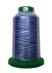 Isacord 40 Poly 1000M/1100YDS Variegated Color 9929 Nautical Blue