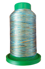 Isacord 40 Poly 1000M/1093YDS Variegated Color 9978 Egyptian Turquoise