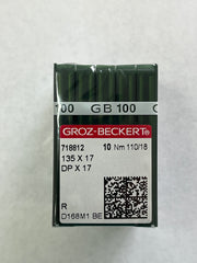 Groz Beckert Needles 135x17/DPx17 Size 110/18 10 Pack