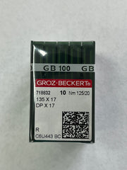 Groz Beckert Needles 135x17/DPx17 Size 125/20 10 Pack