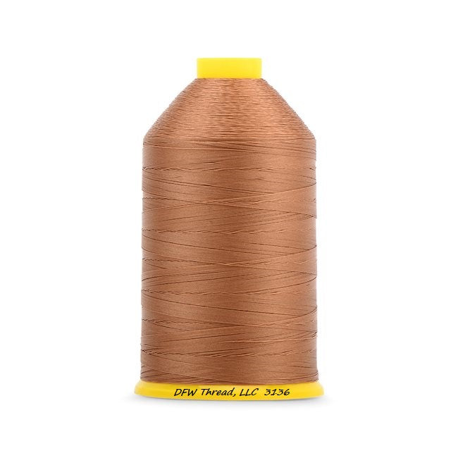 T.70 Nylon Bonded 3500M/3827YD Color 3136 Golden Brown