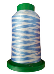 Isacord 40 Poly 1000M/1093YDS Variegated Color 9603 The Blues