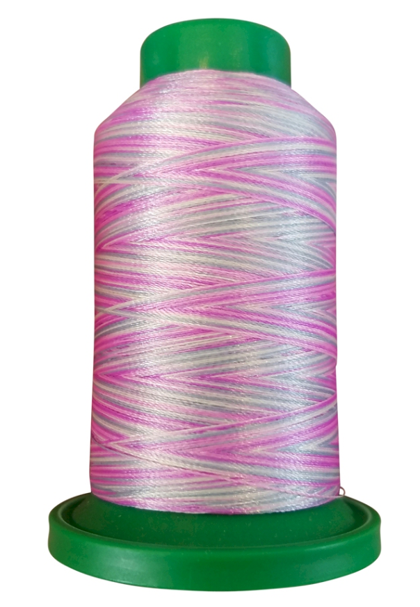 Isacord 40 Poly 1000M/1093YDS Variegated Color 9912 Tulip