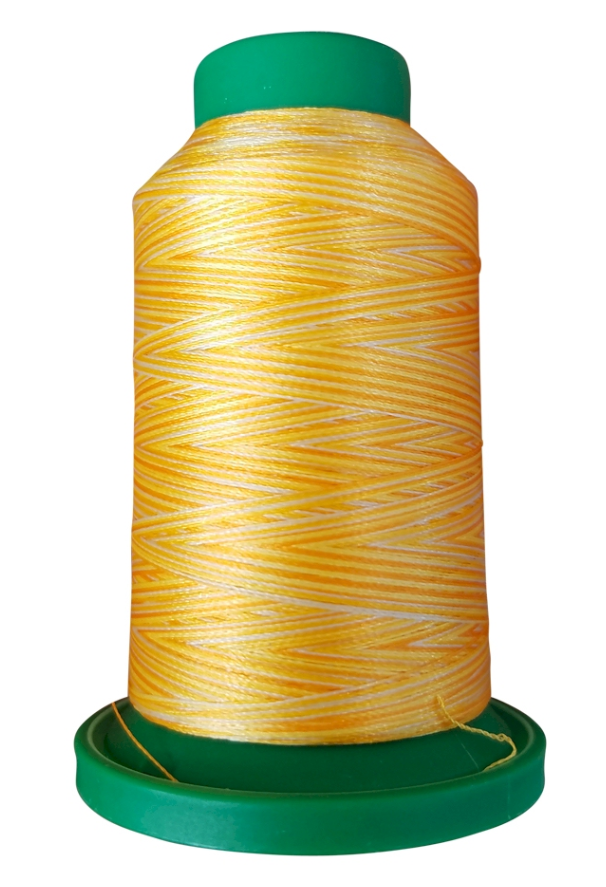 Isacord 40 Poly 1000M/1093YDS Variegated Color 9925 Saffron