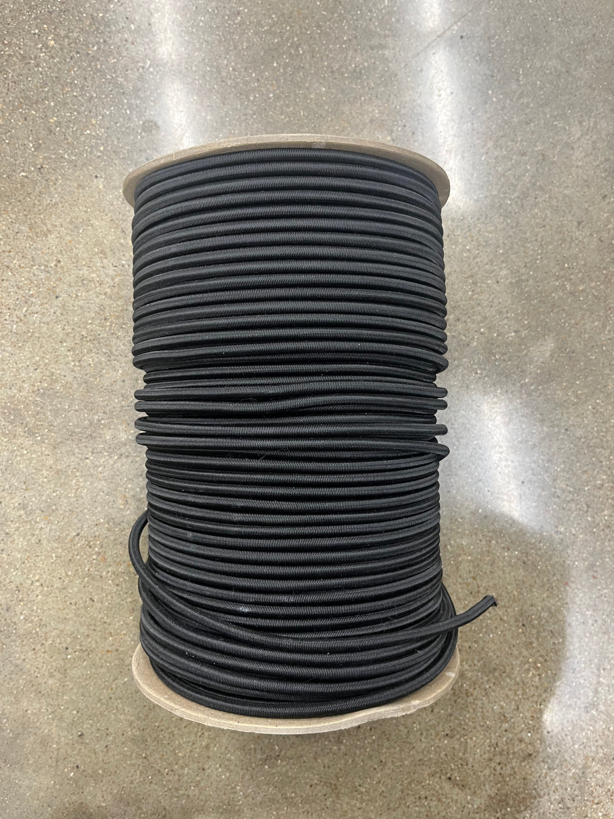 Elastic Cord 1/4" Black 500 Feet