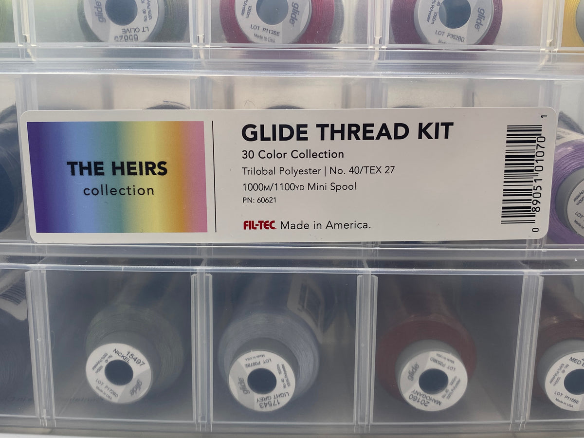 Tex 27 Glide Embroidery Thread Poly 1100YD The Heirs Collection 30 Color Collection