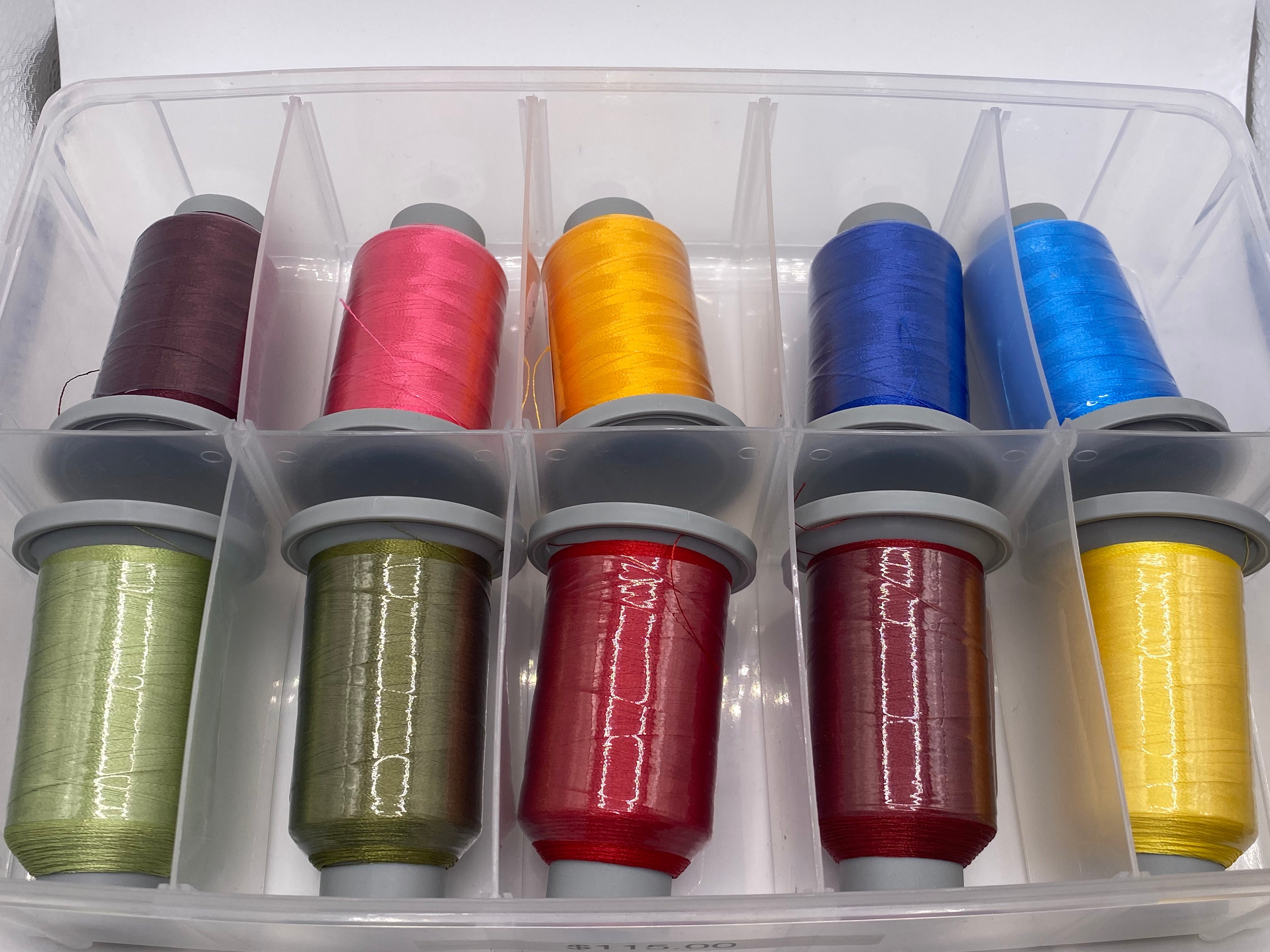 Tex 27 Glide Embroidery Thread Poly 1100YD The Heirs Collection 30 Color Collection