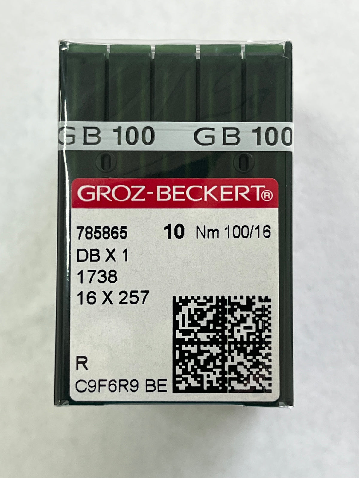 Groz Beckert Needles DBx1/1738/16x257 Size 100/16 10 Pack