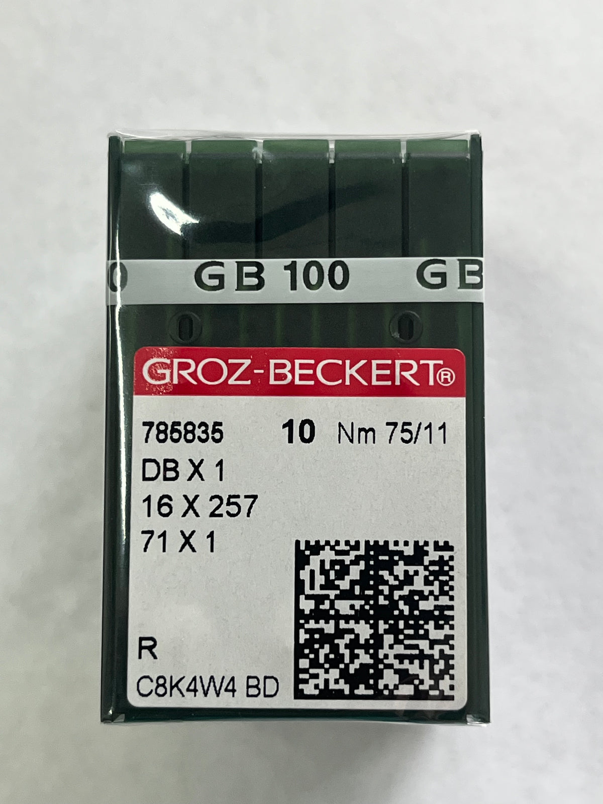 Groz Beckert Needles DBx1/1738/16x257 Size 75/11 10 Pack